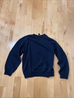 H&M Men's Crewneck Sweater in Navy Blue